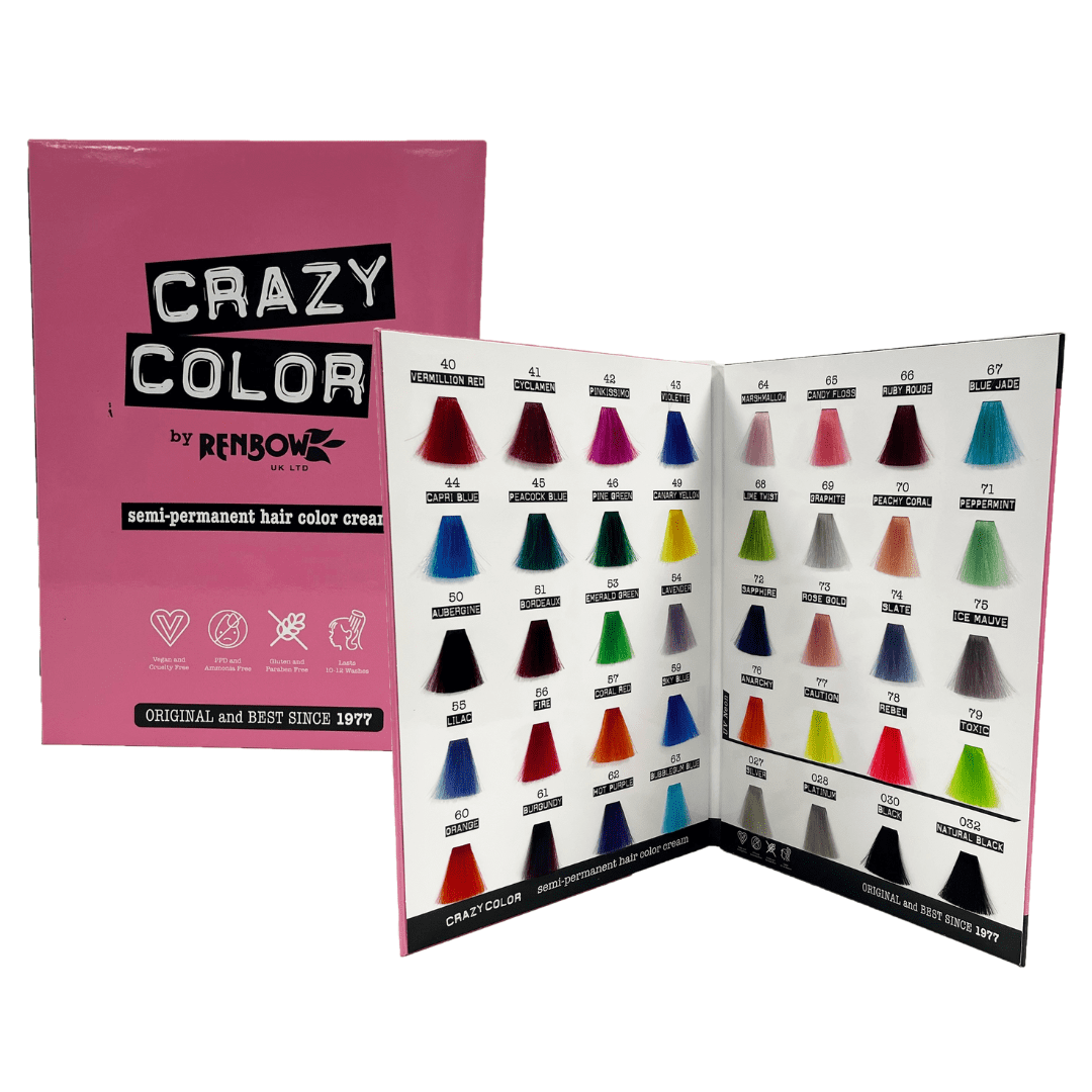 Crazy Color Shade Guide Book - A4
