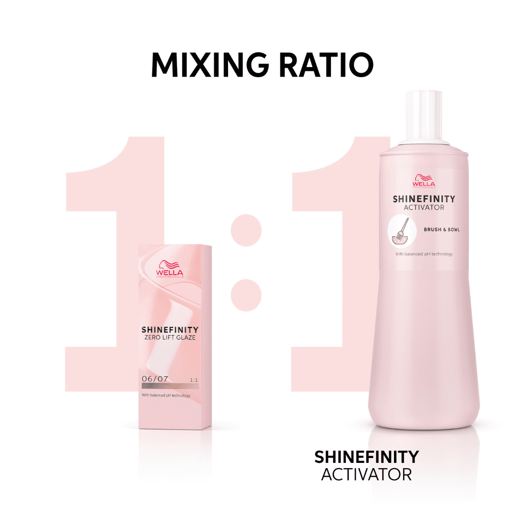 Wella Professionals Shinefinity Activator - Brush & Bowl 2% 1L