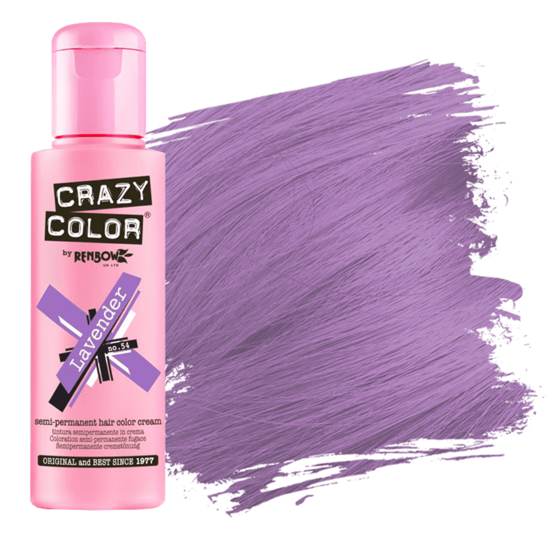 Crazy Color Semi Permanent Hair Dye 100ml - Lavender