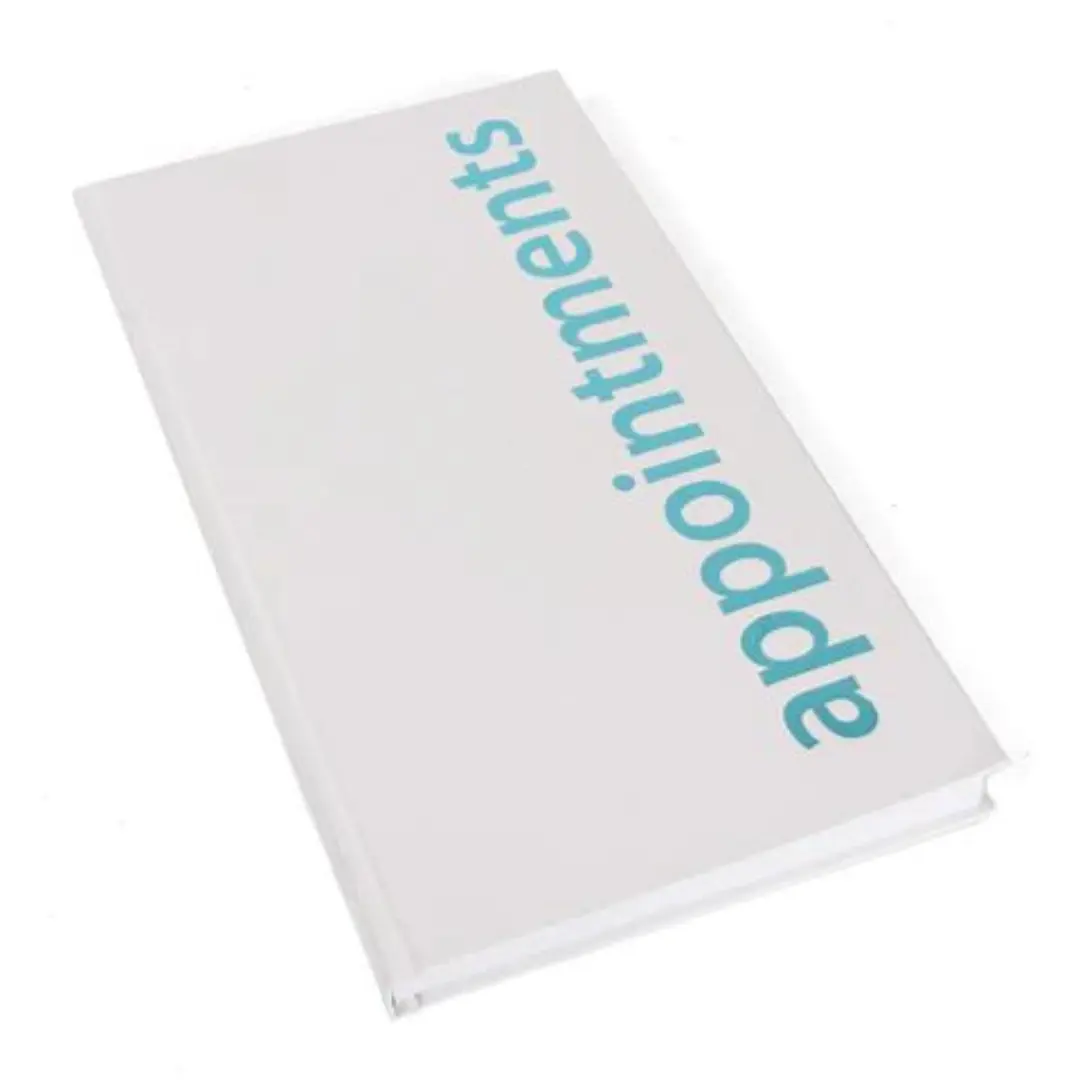Appointment Book 3 Assistant - White (Single)
