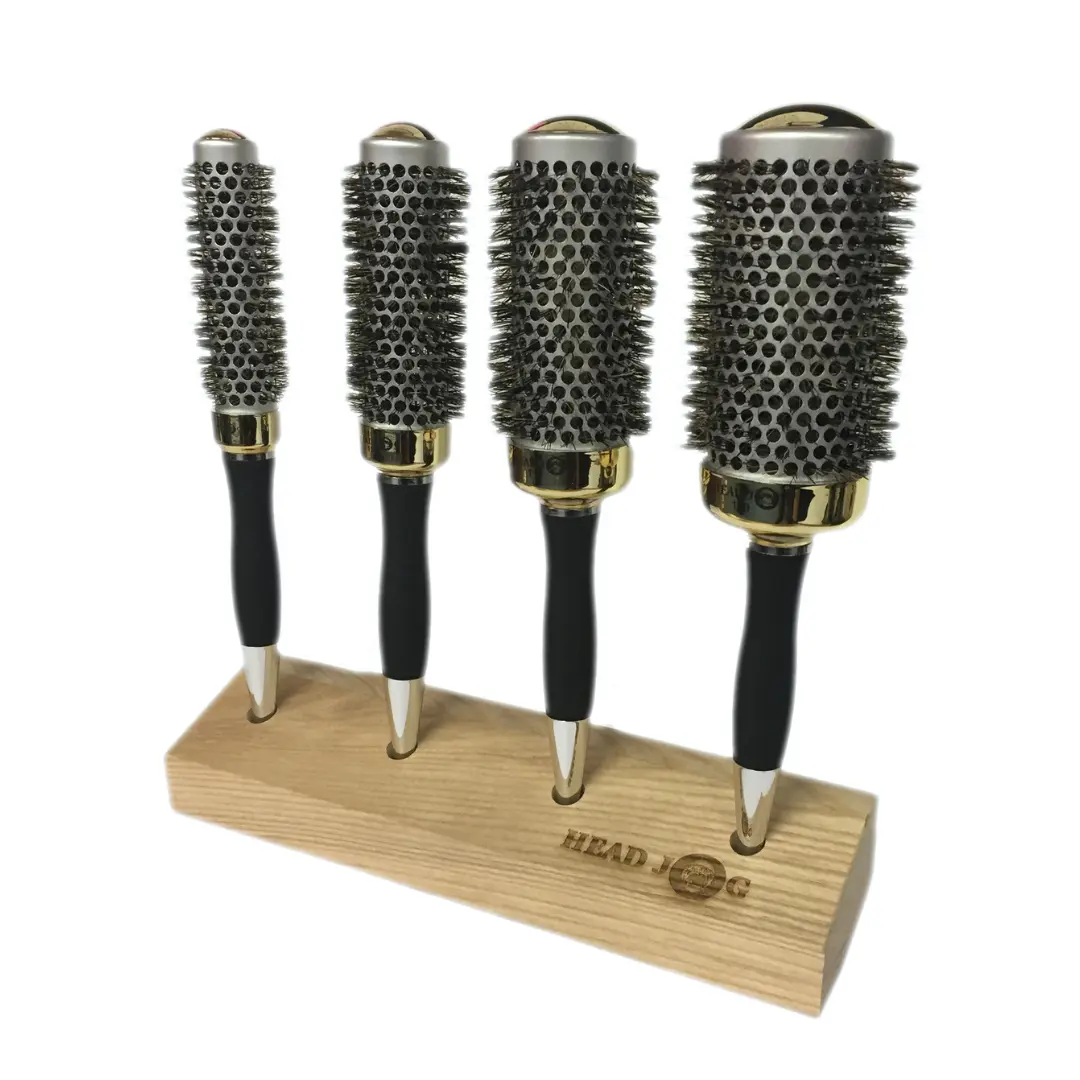 Brush Stand - Head Jog Gold Thermal Ceramic