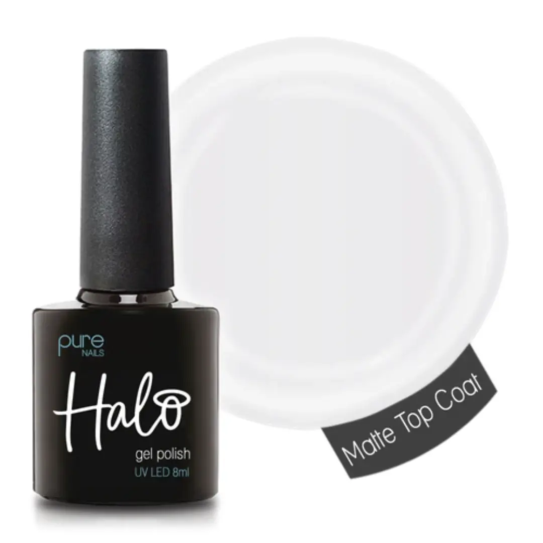 Halo Gel Polish - Matte Top Coat 8ml