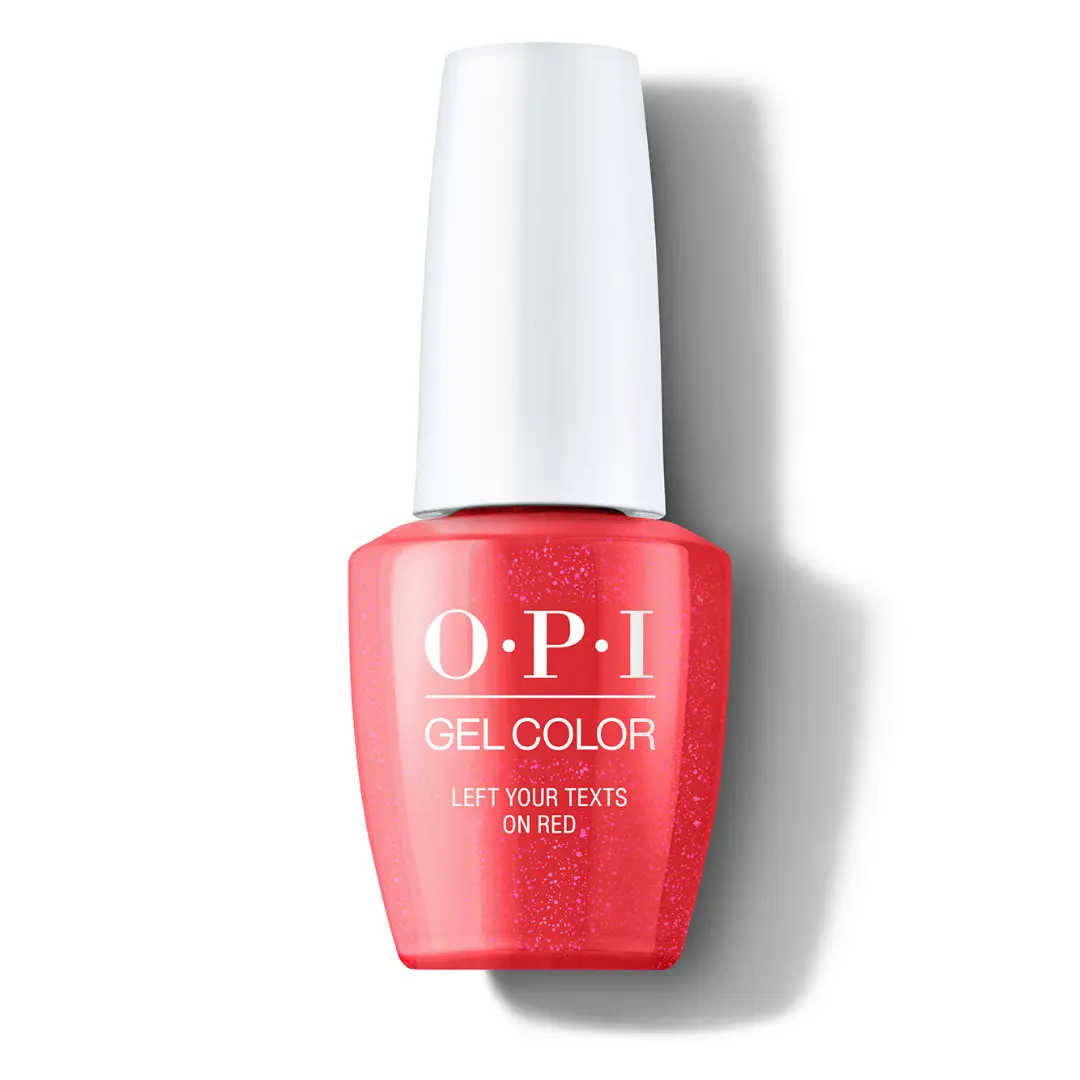 OPI GelColor - Left Your Texts on Red 15ml