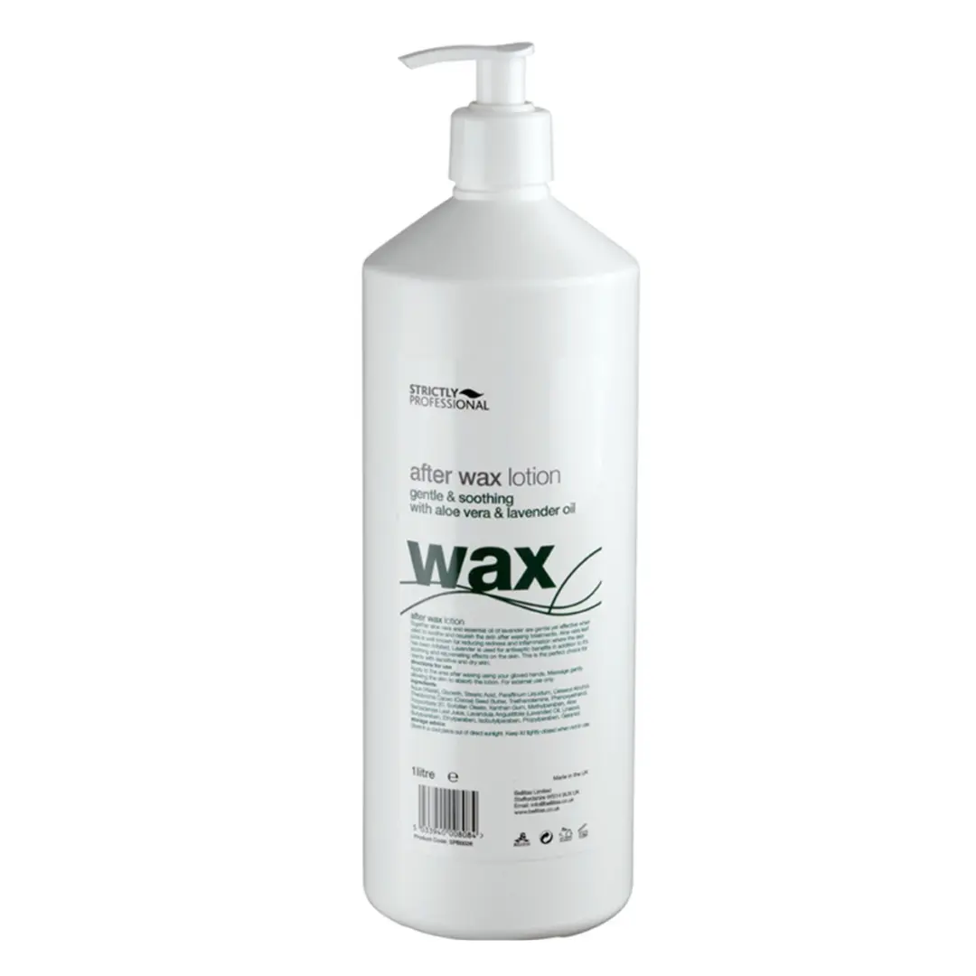 Strictly Professional After Wax Lotion With Aloe Vera & Lavender 1Ltr