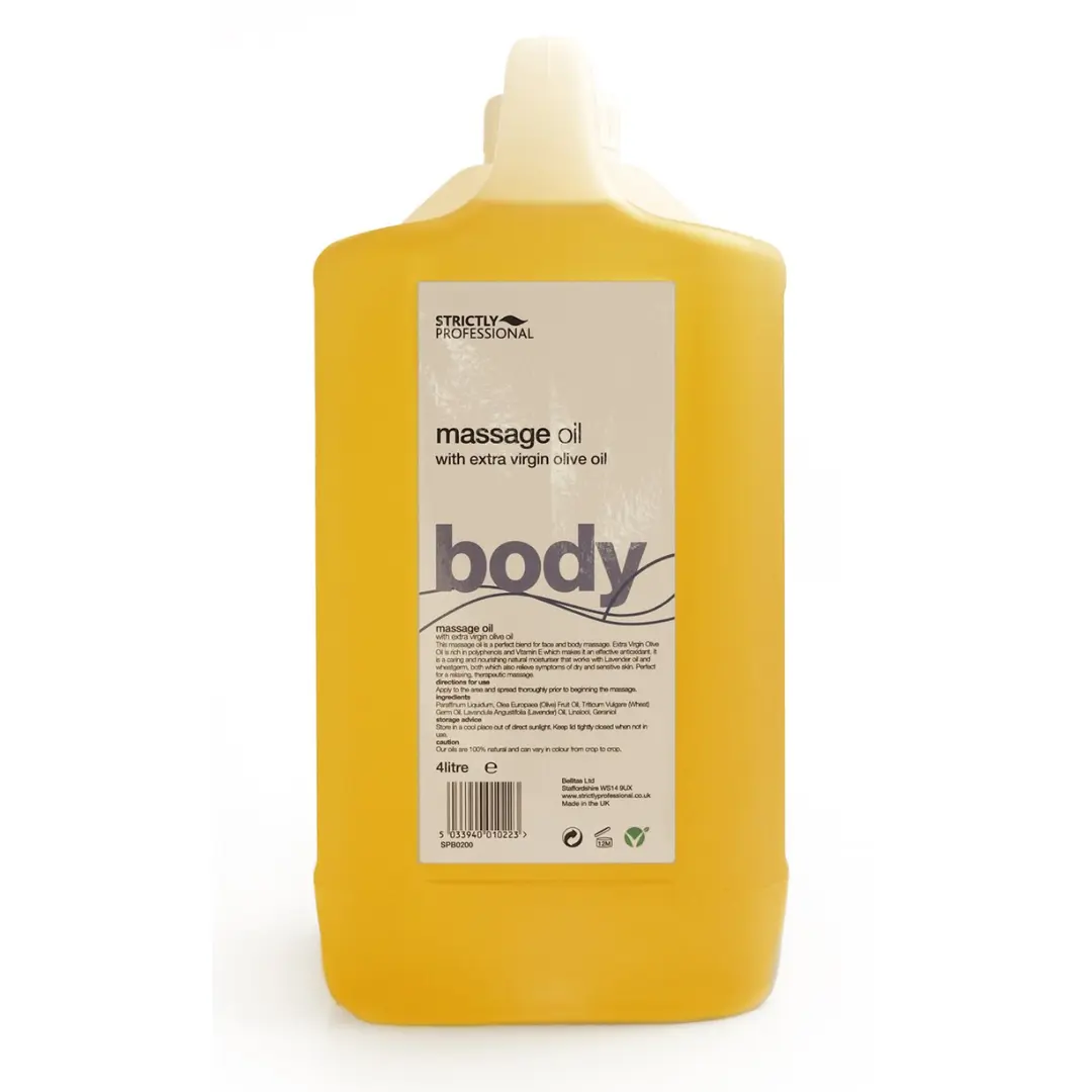 Strictly Professional Massage Oil (With Olive Oil) 4 Litre