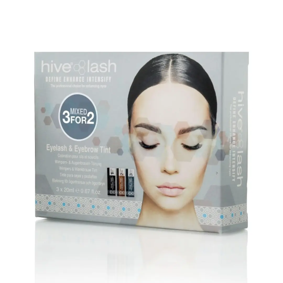 Hive 3 for 2 Mixed Eyelash and Eyebrow Tint Pack