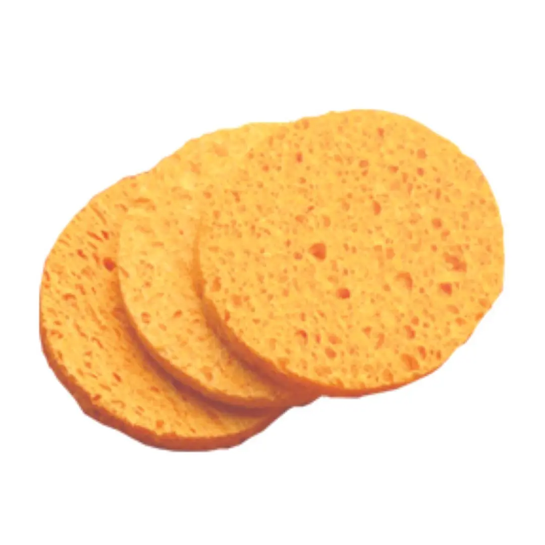Hive Solutions Cosmetic Cellulose Yellow Sponges (3) - Round 7cm
