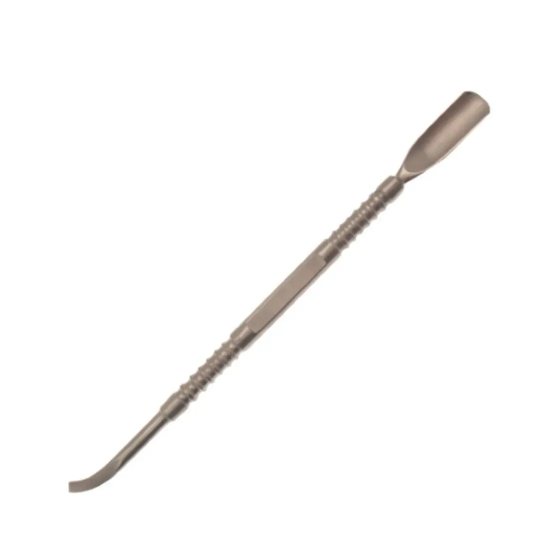 Hive Solutions Stainless Steel Dual Cuticle Pusher/Scraper - Curved