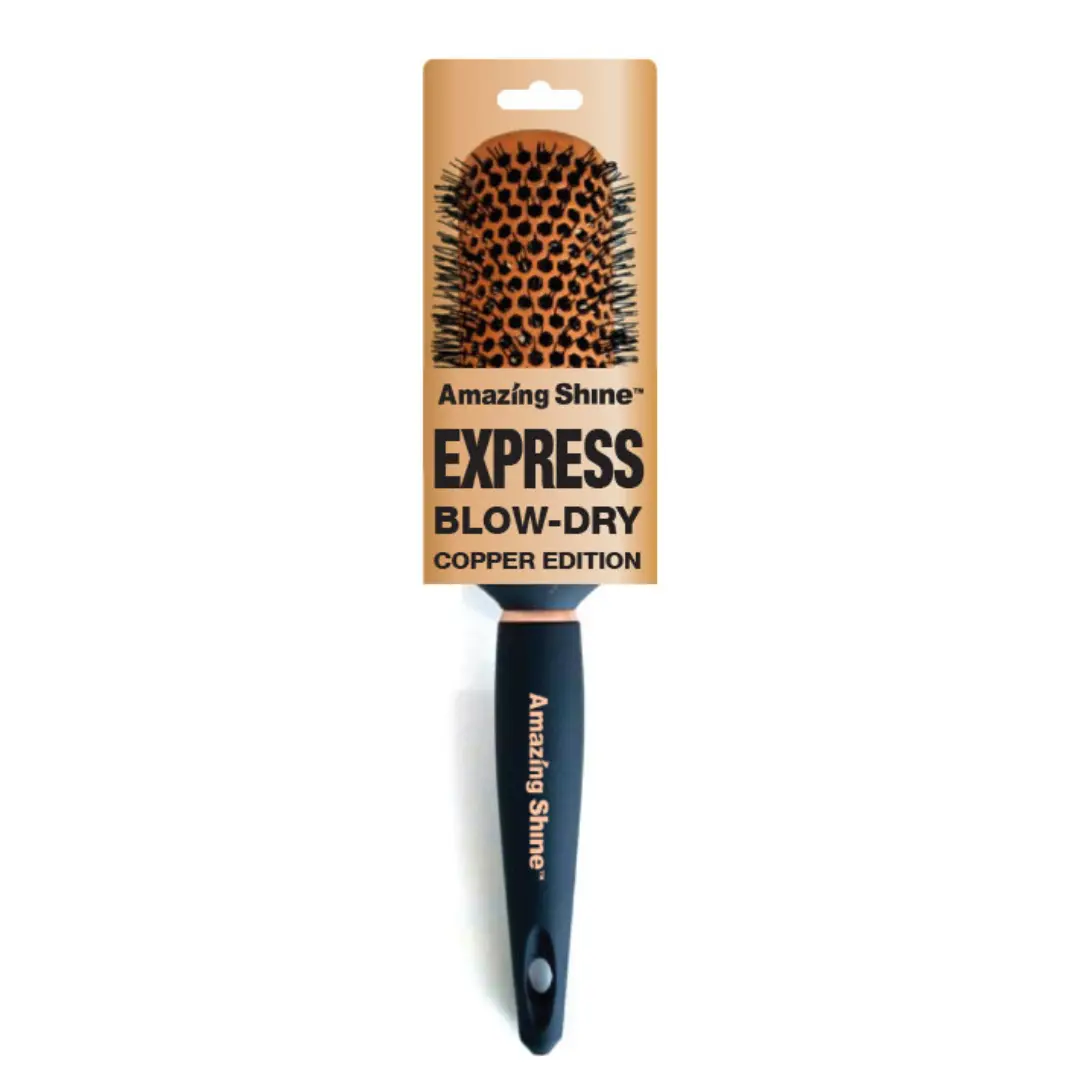 Amazing Shine Professional Copper Express Blow Dry Brush