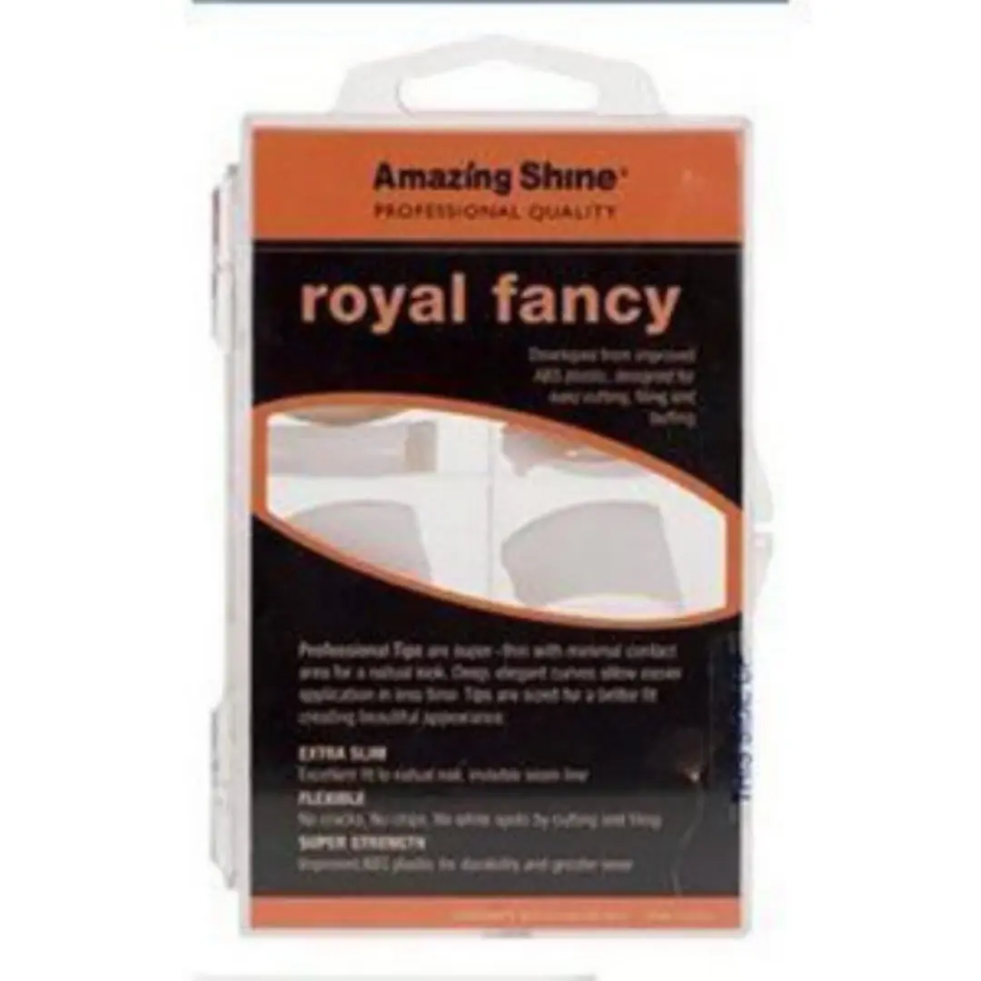 Amazing Shine Royal Fancy Nail Tips – White (500)