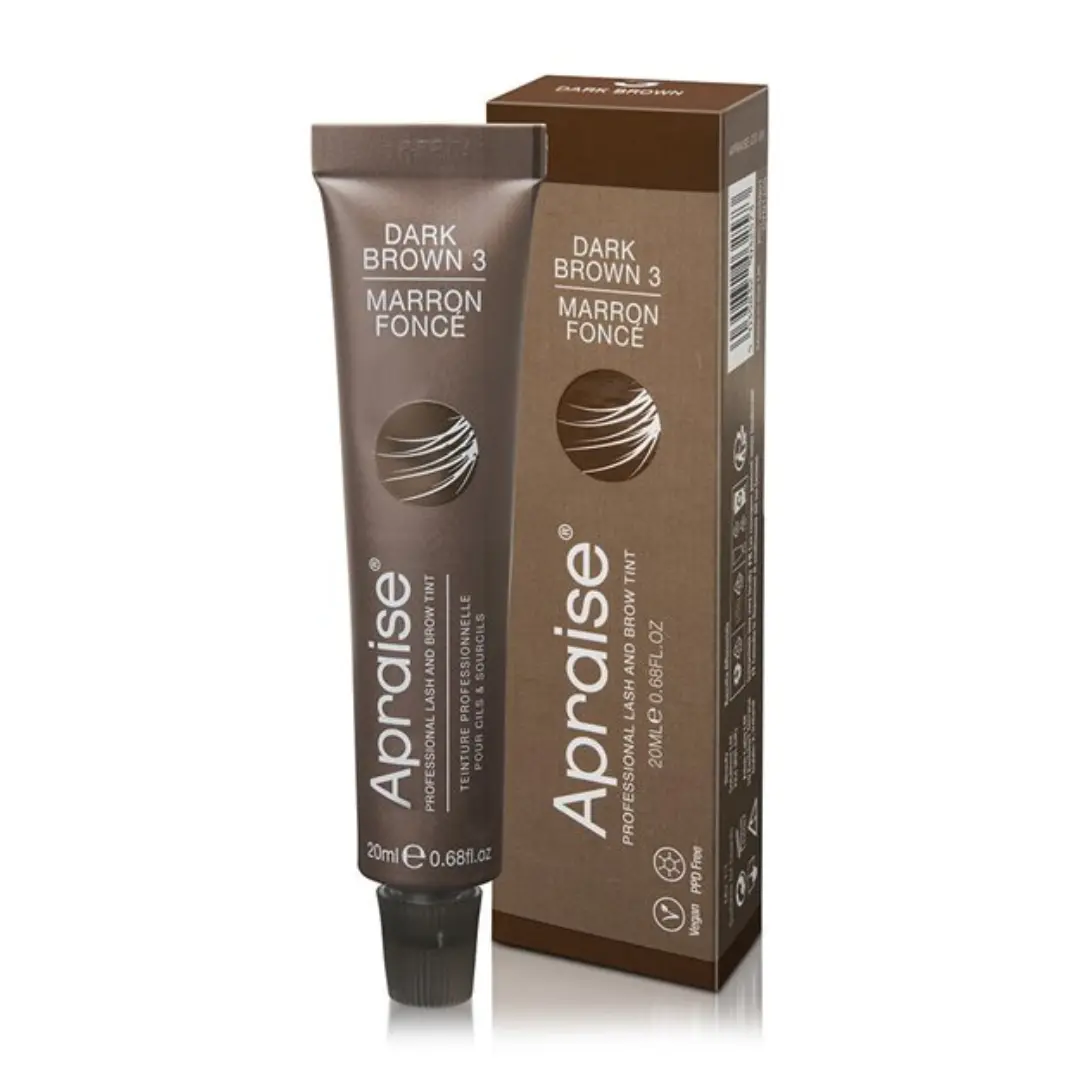 Apraise Eyelash & Eyebrow Tint - No.3 Dark Brown 20ml