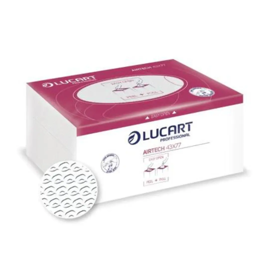 Lucart Airtech Towel Pro-Disposable Towels 43cmx77cm Pack of 100